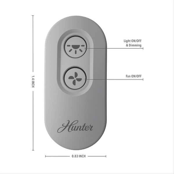 Hunter On-Off Handheld Remote with Receiver - Bed Bath & Beyond - 35056751
