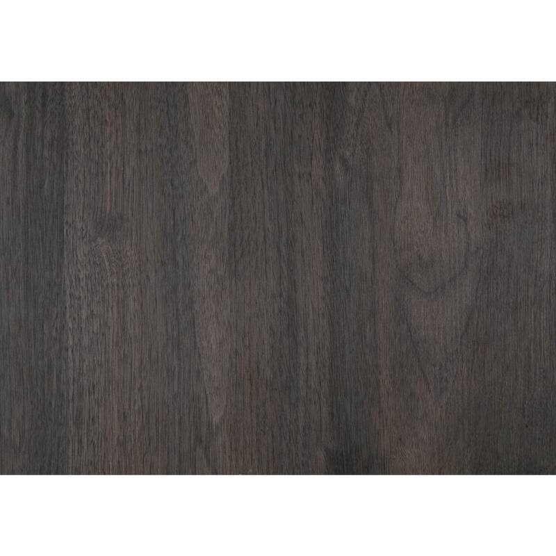 Deena 2 Drawer Nightstand, 25 Inch, Brown Gray Melamine Veneer