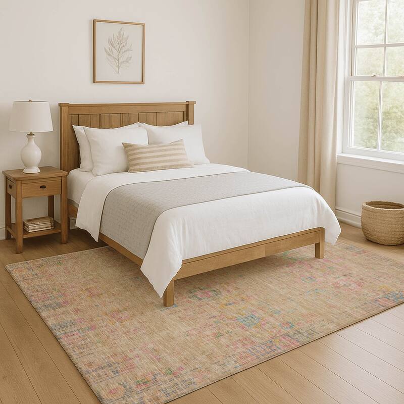 Premium Washable Super Soft Vintage Boho Mayfield Rug