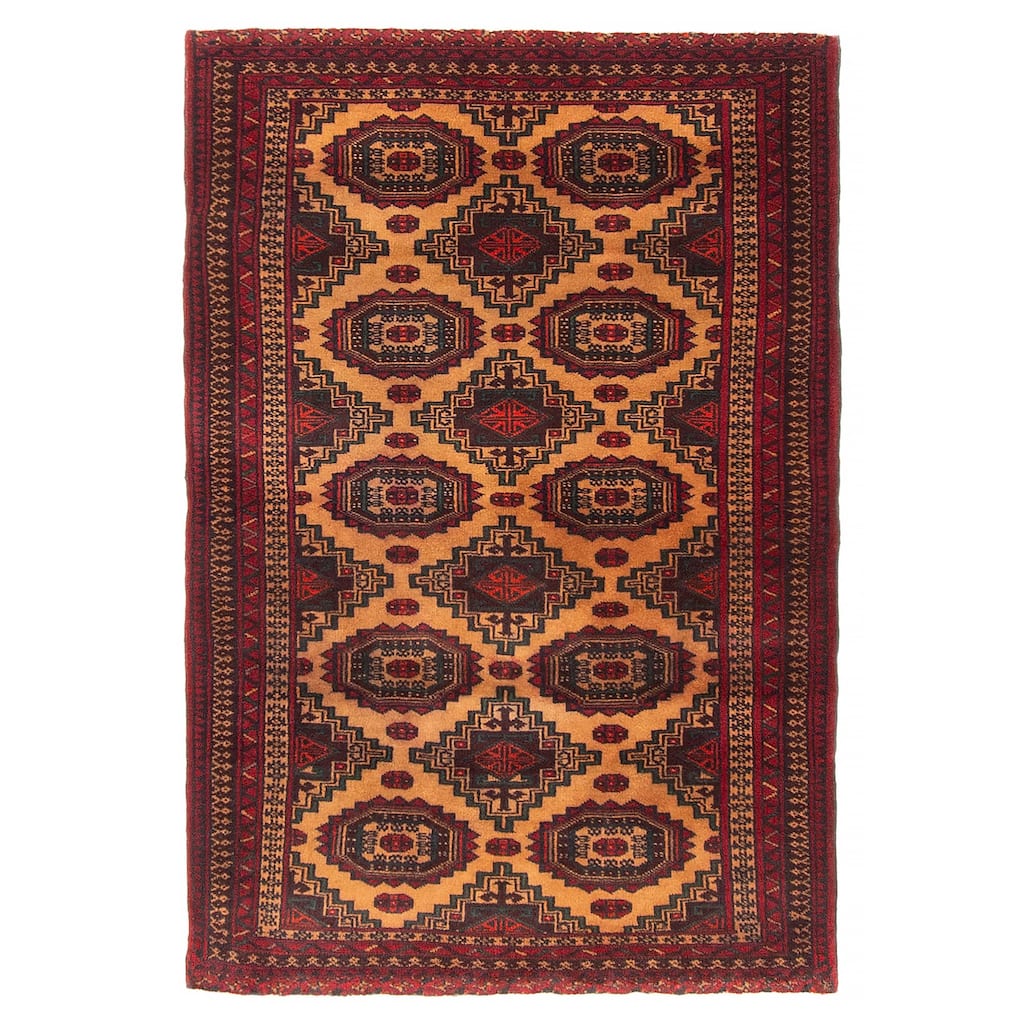 Teimani Brown Rug 2'9" x 4'3" - 2'9 x 4'3