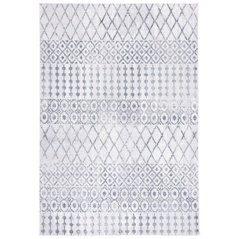 SAFAVIEH Toscana Angelina Tribal Rug - 8' x 10' - Ivory/Dark Grey