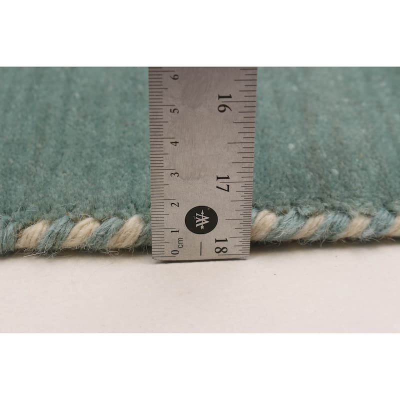 Kashkuli Gabbeh Blue Rug 2'9" x 6'6" - 2'9 x 6'6