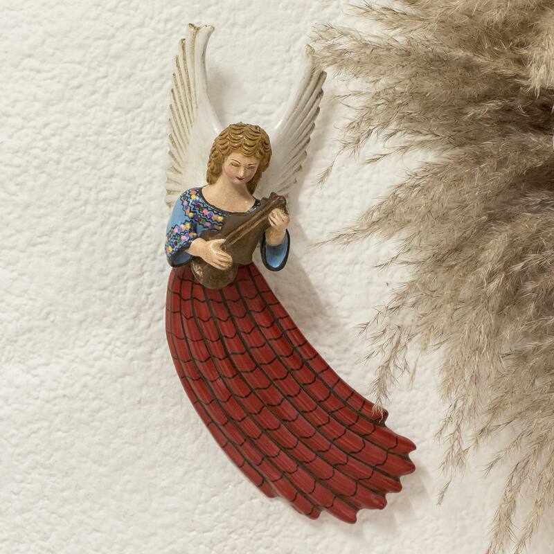 Novica Handmade Coban Ceramic Angel Wall Art Bed Bath & Beyond 37889521