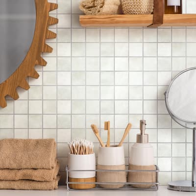 Merola Tile Laverton Taco Nieve 1-5/8" x 1-5/8" Porcelain Floor and Wall Tile