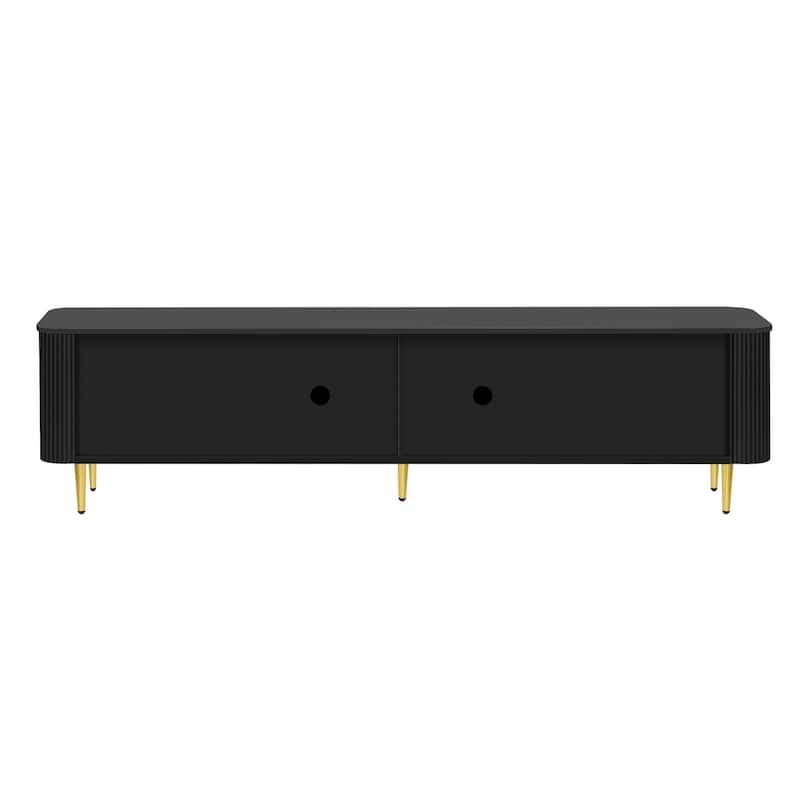 78.7''Minimalist TV Stand for TVs up to 85 Inches, Modern Entertainment Center Media Console with 4 Spacious Cabinets