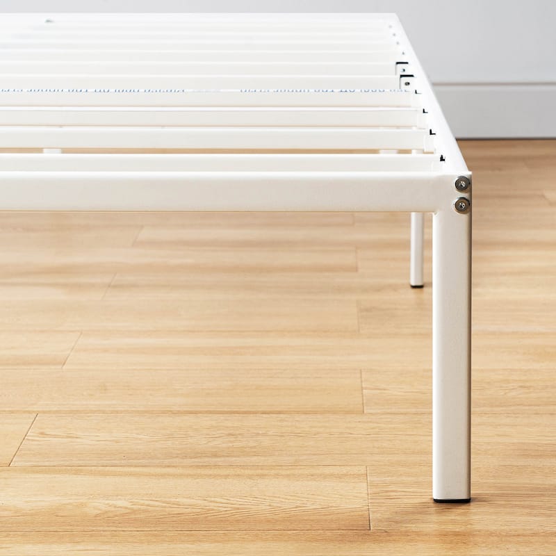 Metal 14-inch Platform Bed Frame By Crown Comfort