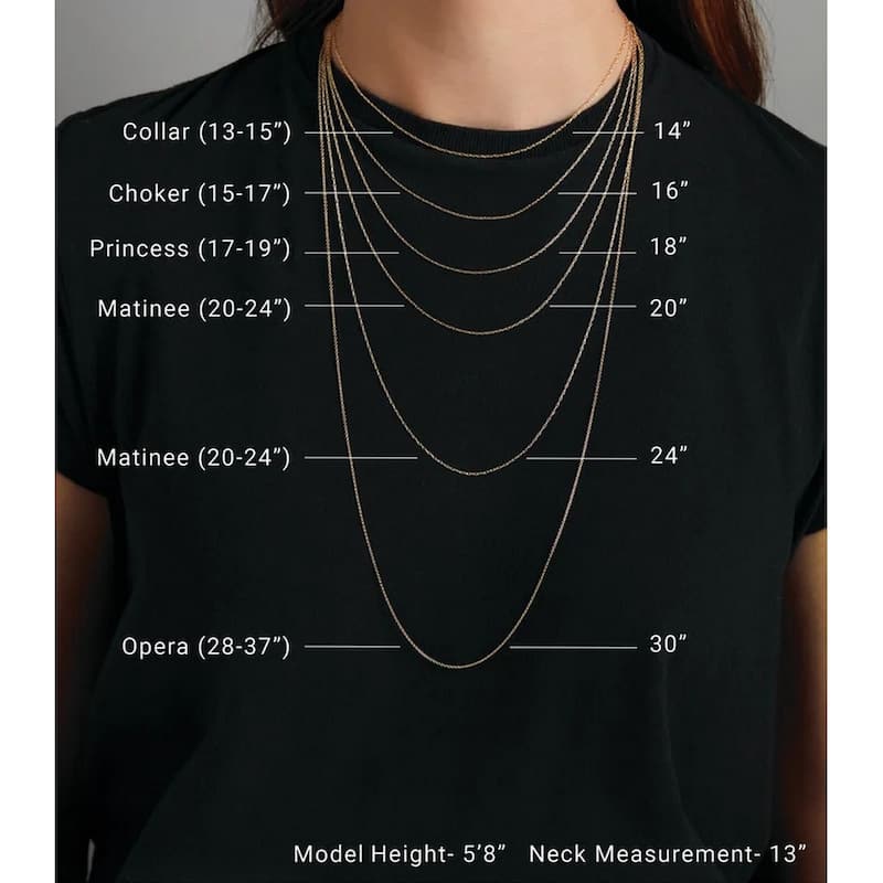Curata Italian 14k Yellow Gold 2mm Fancy Link Chain Necklace For Women (Spring Ring)