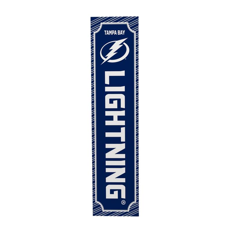 47" Double Sided Seasonal Porch Leaner, Tampa Bay Lightning - 47" x 11.25"