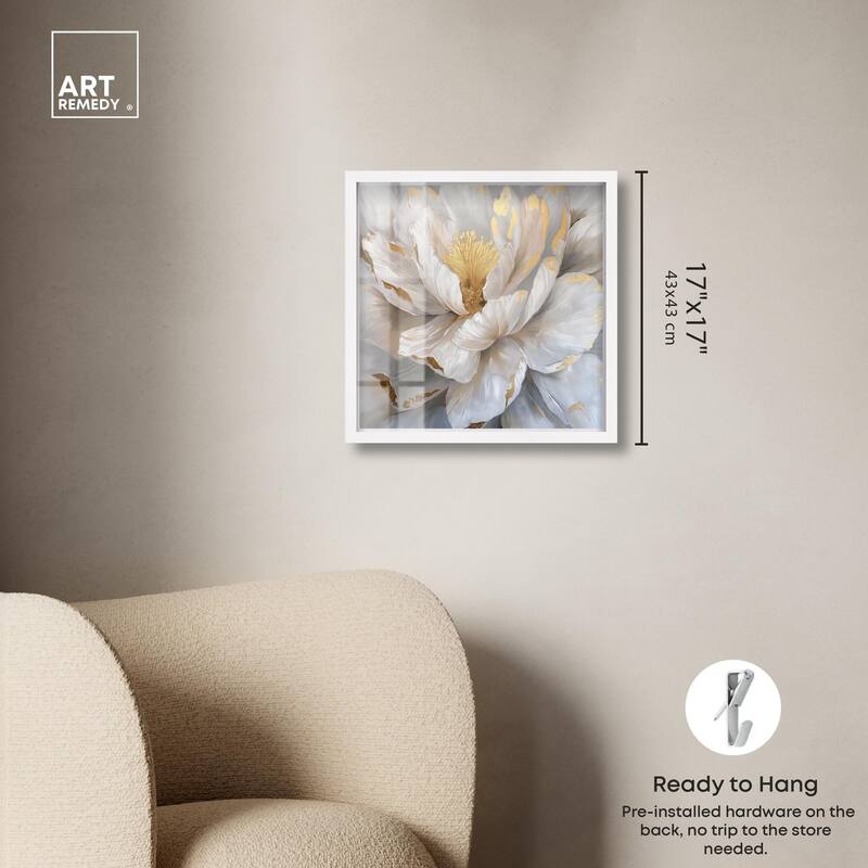 Golden Veins of Grace Shadowbox by Art Remedy