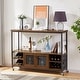Modern Wine Bar Cabinet,Sideboard With Storage Compartment - Bed Bath ...