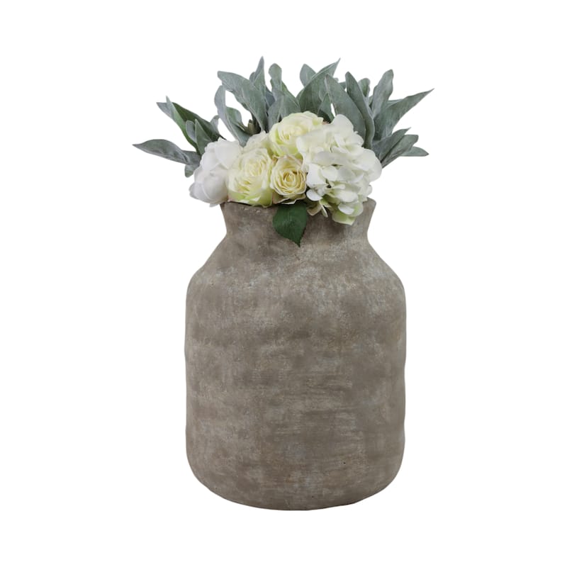 Pottery Decorative Vase Modern Stylish Handcrafted Accent Clay Rustic