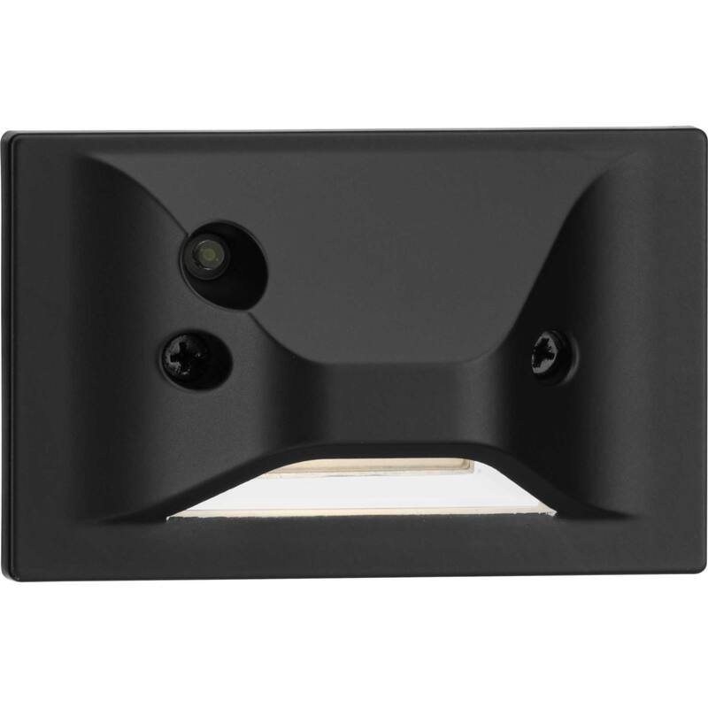 Progress Lighting P660007-30 Single LED Step Lights 120V LED Side - Black