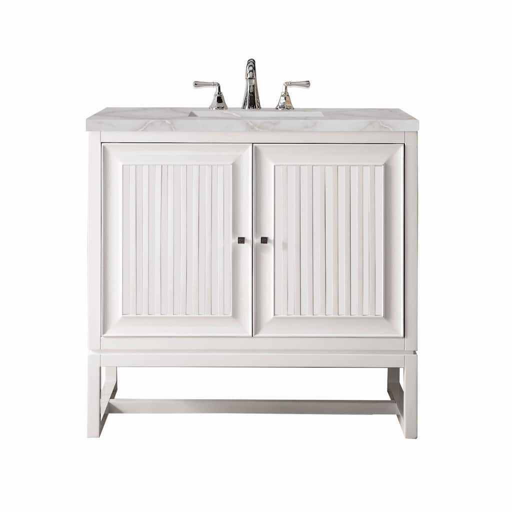 James Martin Vanities E645-V36-3VSL Athens 36" Single Basin Poplar