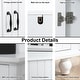 preview thumbnail 9 of 32, Kitchen Sideboard Coffee Bar Cabinet Accent Storage Cabinet