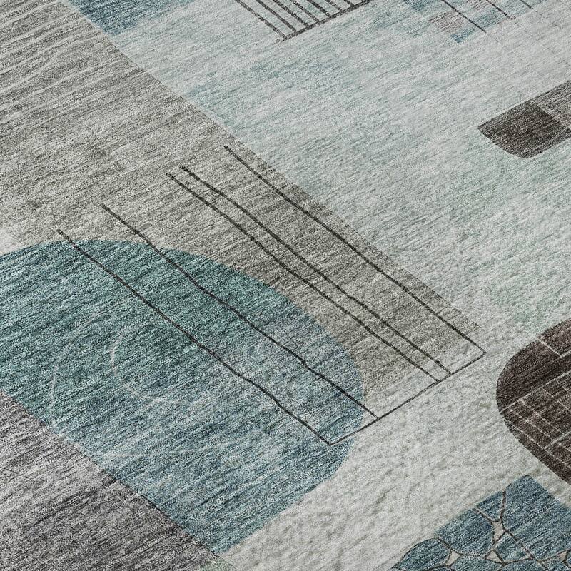 Premium Washable Super Soft Abstract Contemporary Mayfield Rug