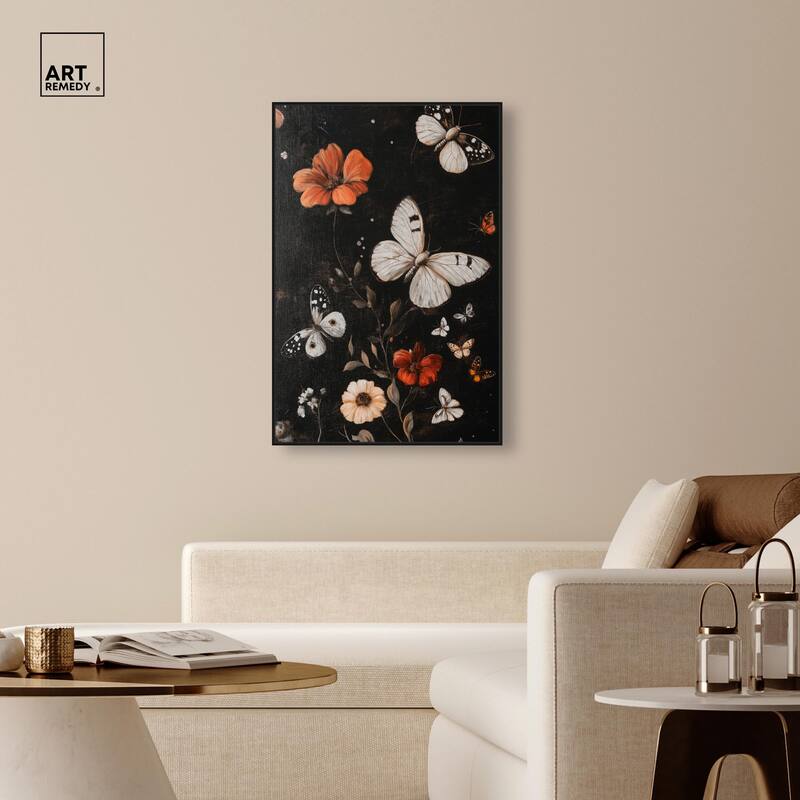 Butterfly Wing Patterns Canvas by Art Remedy