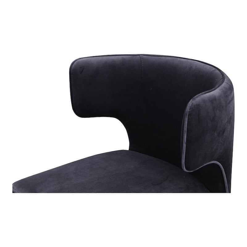 NADAAL STUDIOS Pierce, Upholstered Barrel-Style Seating Dining Chair - 20"W x19"D x31"H