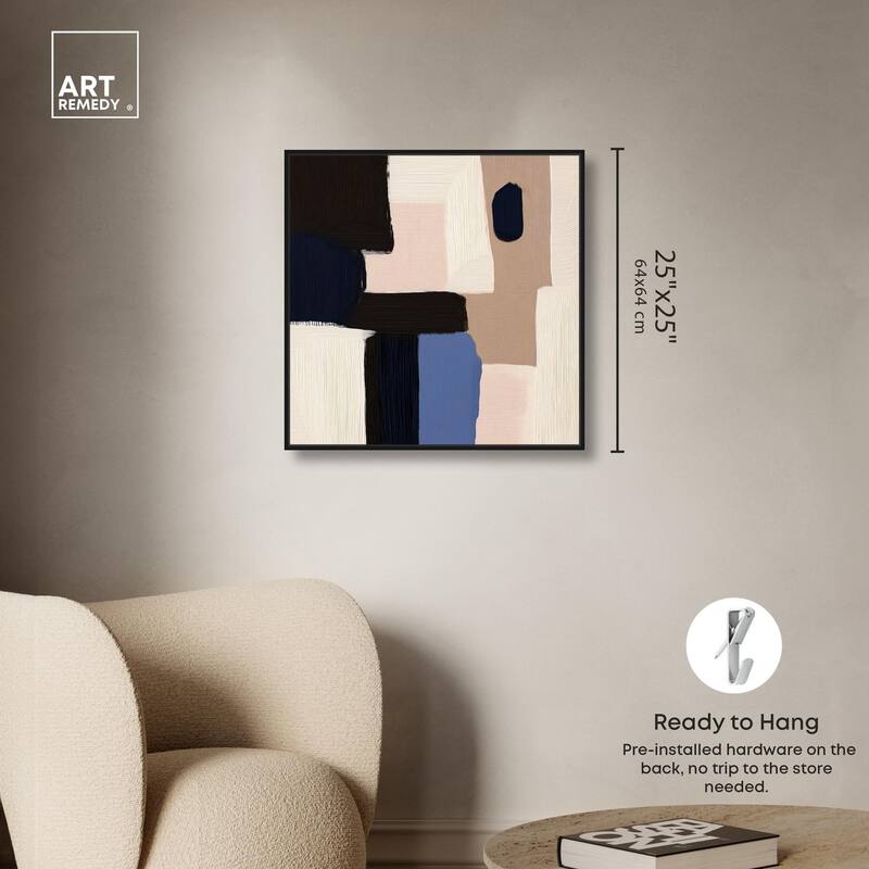 Blue Quietude II Canvas by Art Remedy