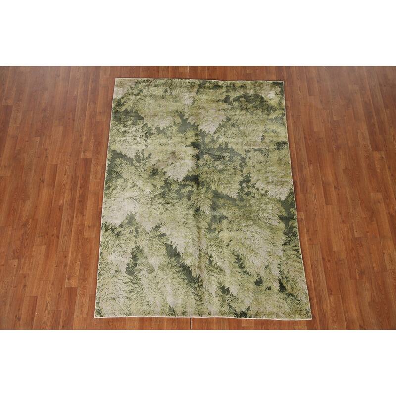 Modern / Abstract Rug Hand-Knotted Wool Carpet - 4'8"x 6'6"