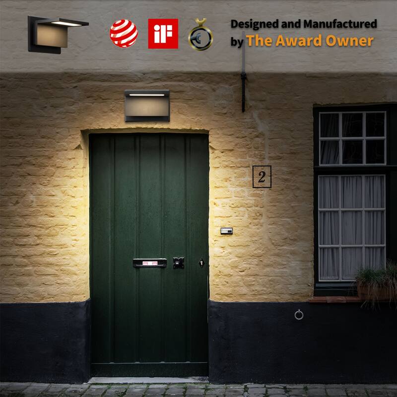 Outdoor LED Wall Sconce for Porch Front Door