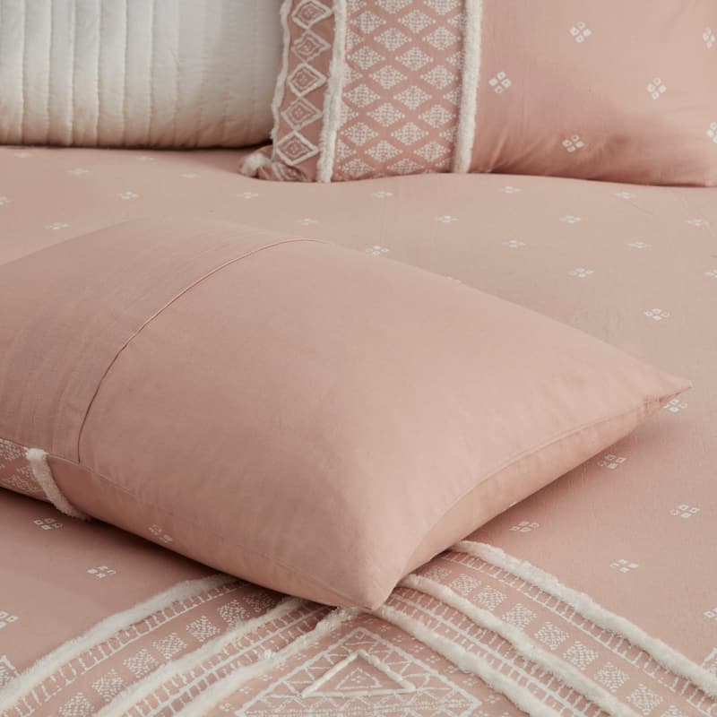 INK+IVY Marta Flax and Cotton Blended Duvet Cover Set