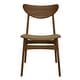 preview thumbnail 16 of 31, Anise Faux Leather and Rubberwood Dining Chair (Set of 2) by Christopher Knight Home