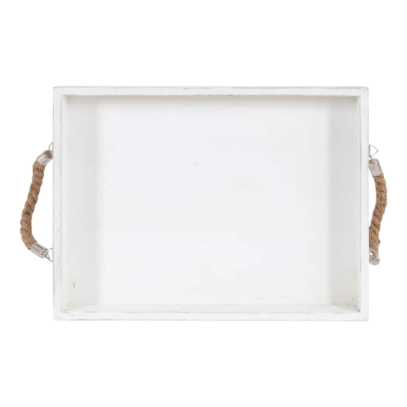 Kate and Laurel Bayville Wooden Decorative Tray