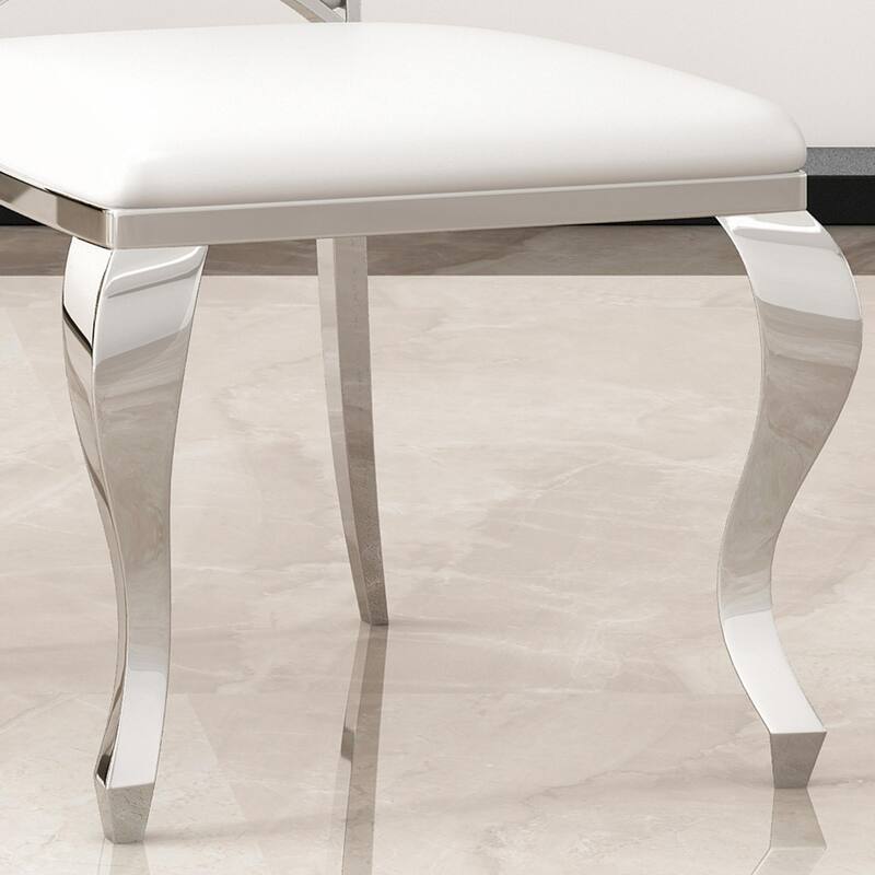 Unique Backrest Design with Stripe Armless Chair