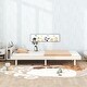 preview thumbnail 6 of 7, Twin Solid Wood Bedframe, Twin Size Wooden Platform Bed Frame for Kids