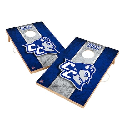 Vintage Central Connecticut State University Blue Devils Regulation 2x4 Cornhole Set