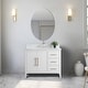 preview thumbnail 31 of 128, Vanity Art 42" Single Sink Bathroom Vanity Cabinet with Engineered Marble Countertop