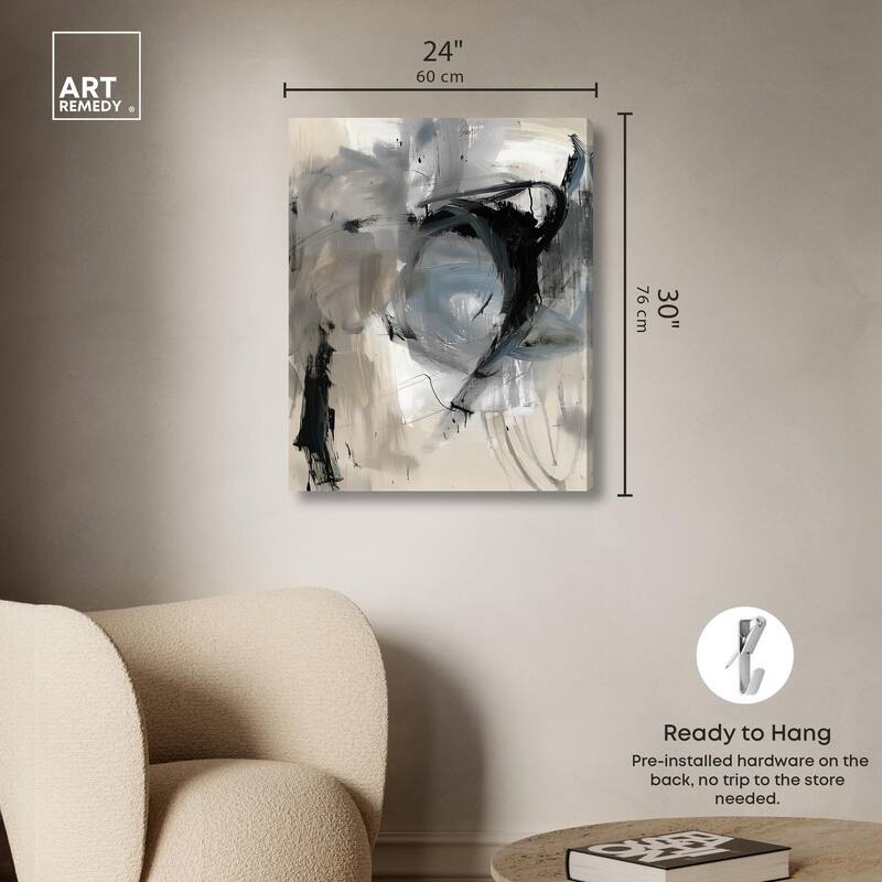 Scribbled Energy II Canvas by Art Remedy, Gallery Wrapped