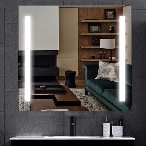 Vanity Art 30 Led Lighted Illuminated Bathroom Vanity Wall Mirror With Rock Switch Vertical Rectangle White Mirrors On Sale Overstock 22572515 Find the perfect wall mirror, full length, frameless and decorative wall mirrors, and all things decor for your home at ballard designs! vanity art