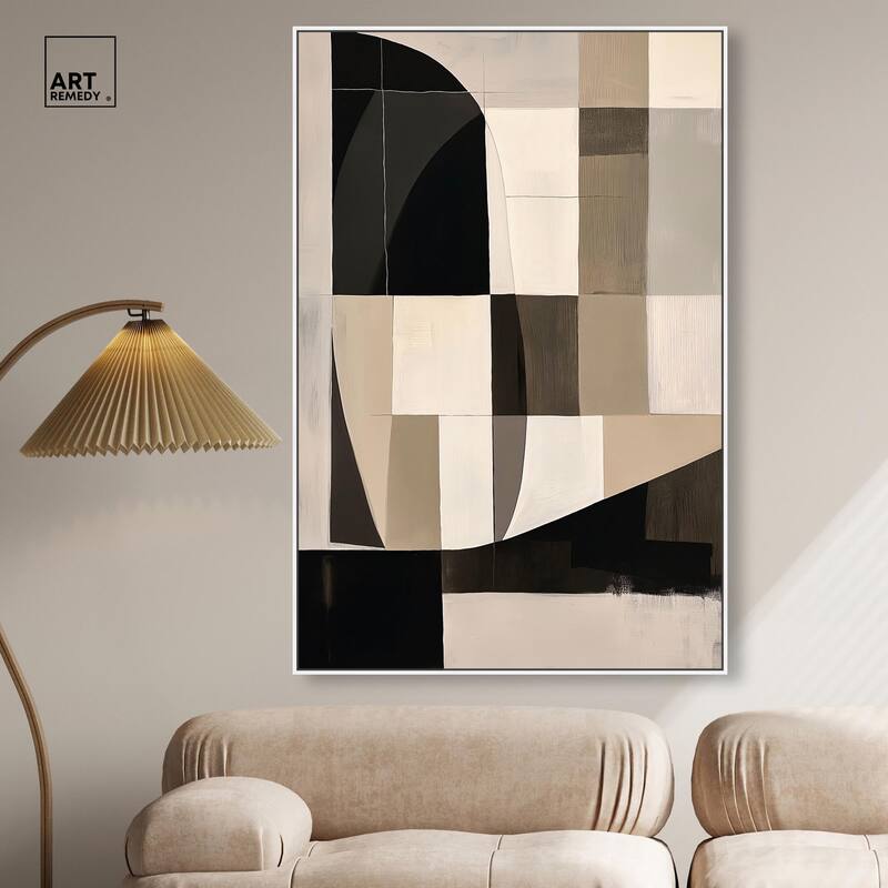 Modern Shapes II Canvas by Art Remedy