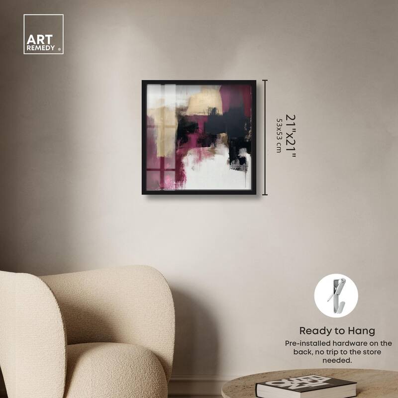 Golden Dusk I Shadowbox by Art Remedy