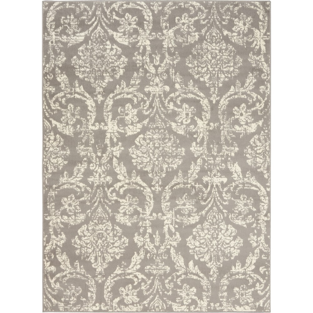 Nourison Jane Farmhouse Vintage Indoor only Damask Area Rug