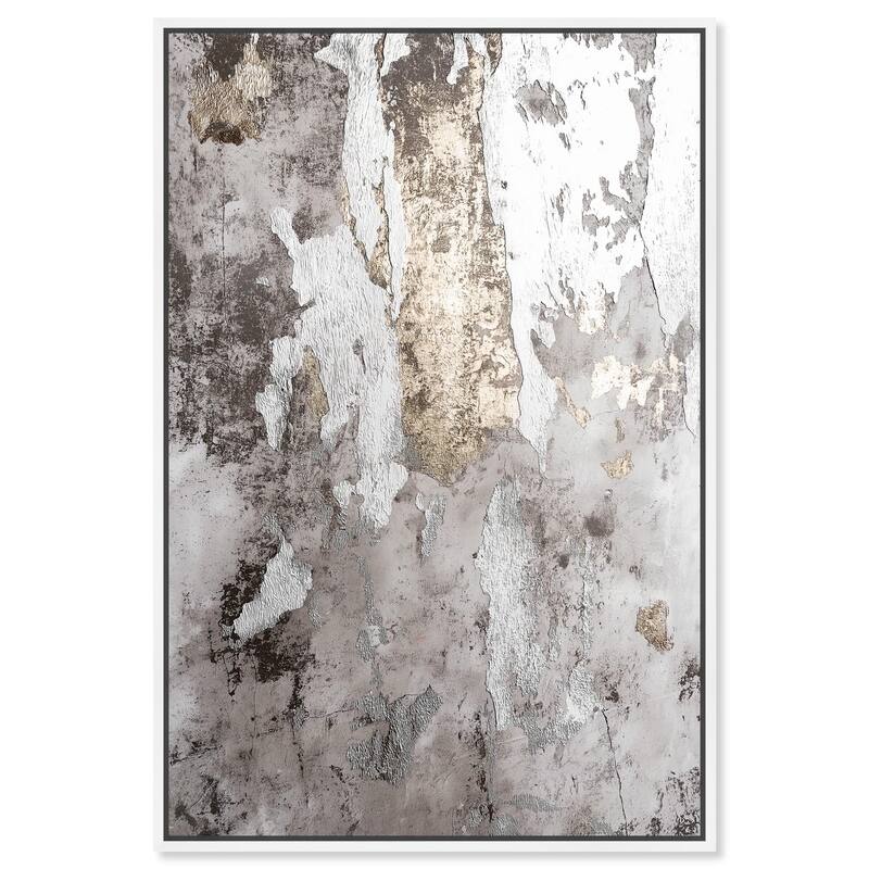 Rusted Echo I Canvas by Art Remedy - 10" x 15" - White
