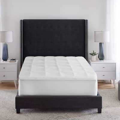 Bodipedic Hybrid 4-Inch Memory Foam and Fiber Mattress Topper