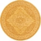 preview thumbnail 2 of 7, Hand-Tufted Fahua Bordered Wool Rug - 6' x 6'