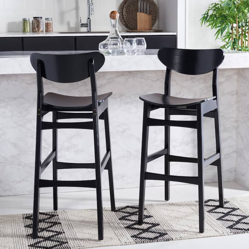 SAFAVIEH Petra Bar Stool - 17" W x 23" D x 42" H - 17Wx23Dx42H