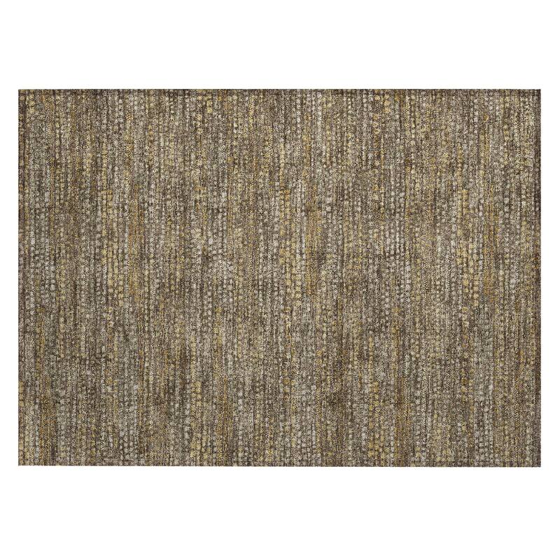 Machine Washable Indoor/ Outdoor Casual Kersey Chantille Rug