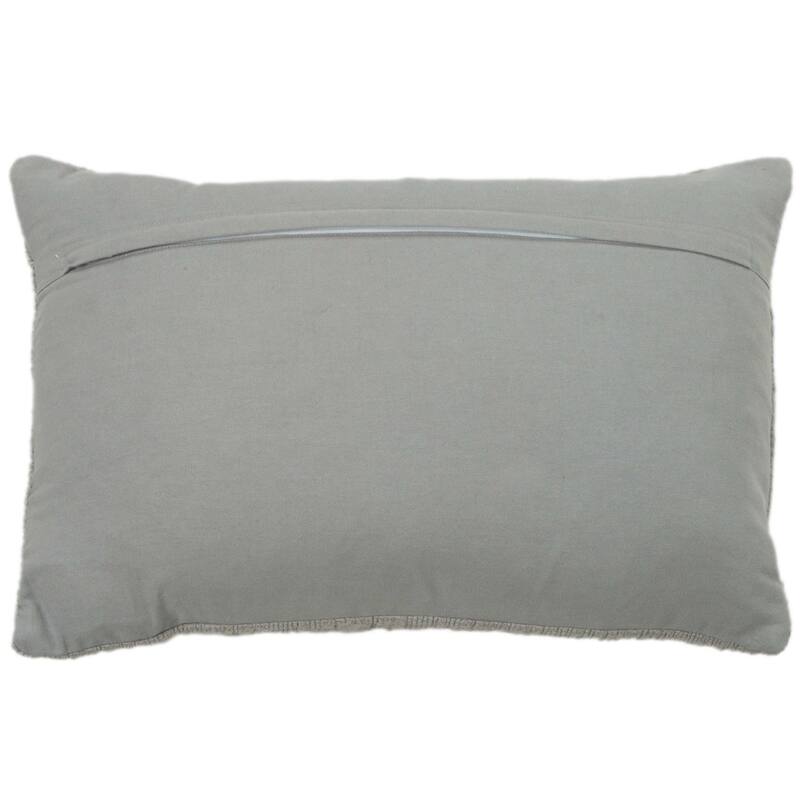 Rizzy Home Woven Dimensional Solid Throw Pillow