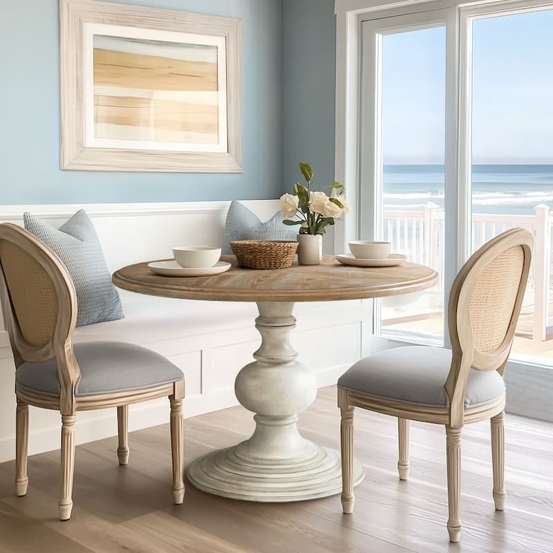 Madison Park Lexi 46" Round Pedestal Dining Table Dining Table