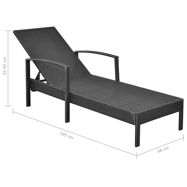 Sun lounger size deals
