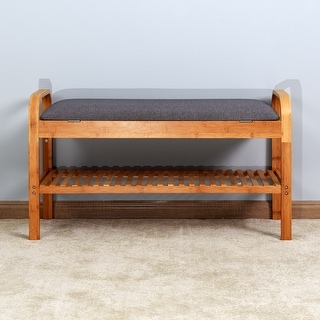 2-in-1 Bench & Shoe Rack, 32-in x 13-in x 20-in. main image 1