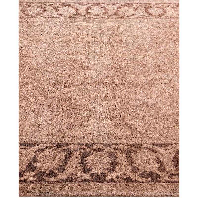 Overdyed One-of-a-Kind Hand-Knotted Area Rug - Beige - 4' 0" x 6' 1"