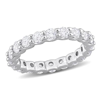 2ct TW Lab-Grown Diamond Eternity Band in 14k White Gold