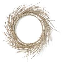Artificial Christmas Wreaths - Battery Operated Prelit LED Wreath, Cool