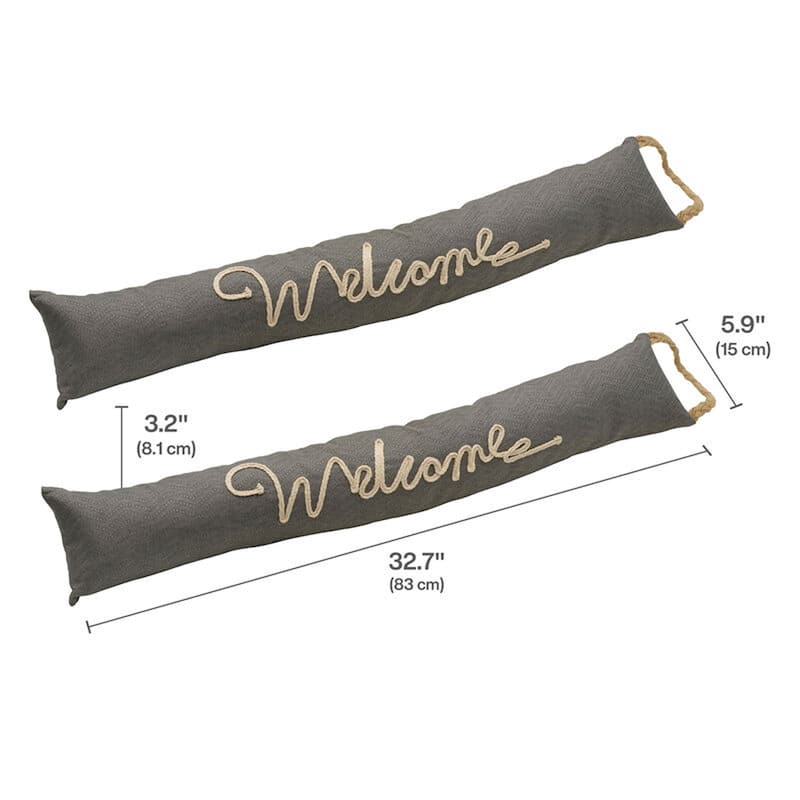 Elements Set of 2 Grey Welcome Draft Dodgers, 33 Inch - N/A