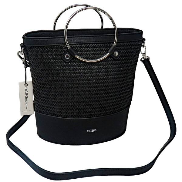 Bcbgeneration Black Bag Overstock 27511406 Bcbgeneration tote satchel handbag shoulder bag purse black large. afonie